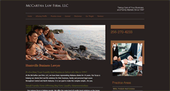 Desktop Screenshot of mccarthalaw.com